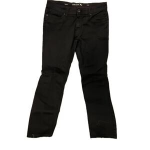 Stone Falcon Black Slim Jeans Mens 38x32